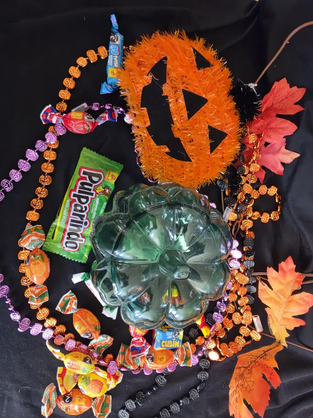 Clear plasticPumpkin Candy Jar - Home Party Supplies